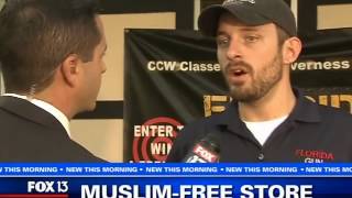 Video Florida ‘Muslim Free Zone’ Business Owner Agrees to Study Quran with CAIR Rep [upl. by Irrej]