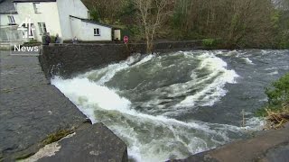 Storm Desmond chaos continues in Cumbria [upl. by Aeirdna345]