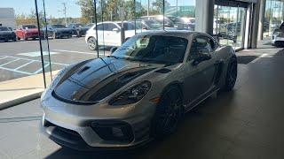 First Porsche 718 Cayman GT4 RS Manthey Kit in St Louis [upl. by Franny]