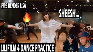 LILI FILM 4 DANCE PRACTICE COUPLE REACTION [upl. by Forbes]