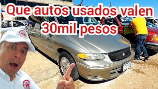 Los Autos usados mas baratos en México desde 15mil pesos tianguis de autos en venta nissan ford [upl. by Dave]