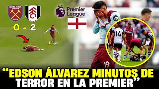 EDSON ÁLVAREZ CAUSA IMPACTANTE LESION A COMPAÑERO DEL WEST HAM [upl. by Aztilay]