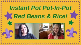 Instant Pot Pot In Pot Vegan Red Beans amp Rice [upl. by Karon954]