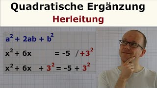 Quadratische Ergänzung  Herleitung [upl. by Jermain218]