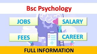 BSc Psychology course details HindiBsc Psychology jobs career scope [upl. by Efinnej53]