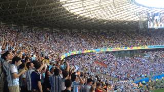 Brasil decime que se siente Argentina vs Irán 21 de junio de 2014 Belo Horizonte [upl. by Aihsiyt]