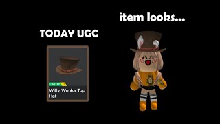 Free Limited UGC  Willy Wonka Top Hat sold out 🚫 [upl. by Nodnal]