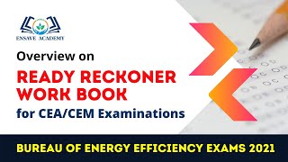 Ready Reckoner On Ready Reckoner WorkBook for CEACEM Exam  Bureau of Energy Efficiency Exams 2021 [upl. by Neleag721]