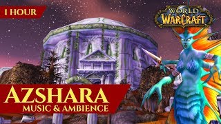 Vanilla Azshara  Music amp Ambience 1 hour World of Warcraft Classic [upl. by Aitekram]