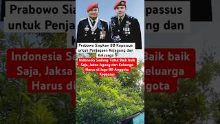 intel  80 Kopassus untuk Jaga Kejagung dan Keluarga shorts viralshorts viralvideo tni police [upl. by Torruella314]