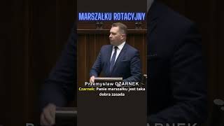 Marszałku Rotacyjny Czarnek vs Hołownia polityka humor polskapolityka sejm hołownia viral [upl. by Enia]