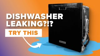 Whirlpool dishwasher leaking Check these 6 things first [upl. by Ileek]