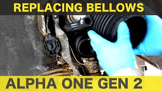 REPLACING BELLOWS  ALPHA ONE GEN 2  HOW IS IT [upl. by Pietra596]