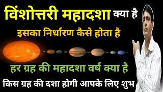 विंशोत्तरी दशा क्या है । विंशोत्तरी महादशा । विंशोत्तरी । Vimshottari Dasha । Vimshottari Mahadasha [upl. by Yelkreb]