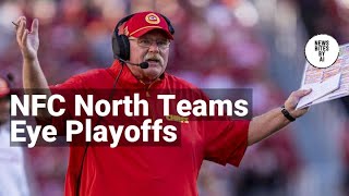 NFC North Playoff Picture Four Teams in Hunt [upl. by Adriana495]