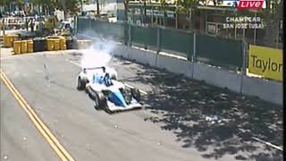 MT89 CCWS 2006 San Jose Race Tracy Tagliani Crash [upl. by Oiliruam512]