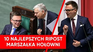 Hołownia zmienił obrady Sejmu w show 10 najlepszych ripost marszałka [upl. by Yzzo]