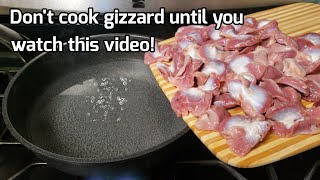 After you watch this you will never buy Chicken Gizzards in the restaurant anymore Very easy recipe [upl. by Radman659]