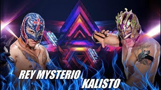 Rey Mysterio Vs Kalisto Fantasy Warfare [upl. by Elda]