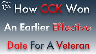 CCK CAVC Case Win Earlier Effective Date for Veterans Heart Disease [upl. by Ecnaret]