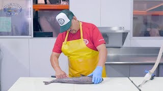 Fish Filleting  Local Black Cod [upl. by Dail]