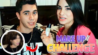 MAKE UP CHALLENGE Ft Kimberly Loaiza  Juan de Dios Pantoja [upl. by Yekcir]