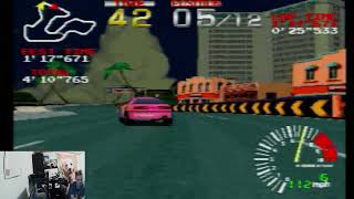 Ridge Racer on Sony PlayStation 1  NAMCO 2024 [upl. by Elleyoj]