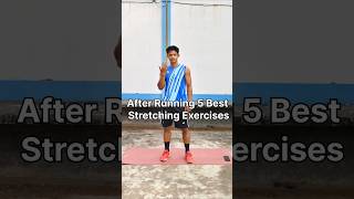 After Running 5 Best starching exercises  shorts ytshorts youtubeshorts getfitwithrahul [upl. by Melan839]