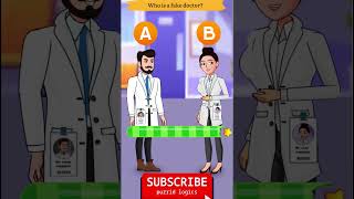 Telugu IQ Test6 who is fake doctor Telugu brain teasers riddles puzzle iq shorts trending [upl. by Shiller]