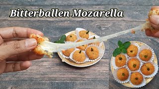 Resep Bitterballen Mozarella  Simpel dan rasanya bikin nagih [upl. by Nyrad275]