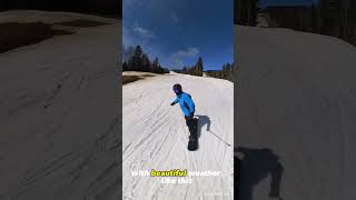 quotWait Snowboarding in April See What Happened at Snowshoe Mountainquot [upl. by Enael]