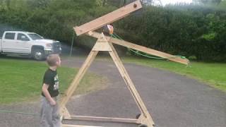 Tips to make a simple Whipper Trebuchet and throw over 170 with 30lbs [upl. by Perusse]