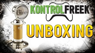 Kontrol Freek amp Blue Spark GOLD Microphone UNBOXING [upl. by Enyrhtak]