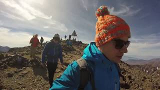 2 day trek to the summit of Mount Toubkal April [upl. by Narcis64]