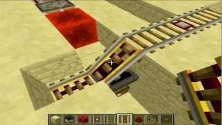 Minecraft TrichterMinecart Sicherheitssystem TUTORIAL [upl. by Eelhsa]