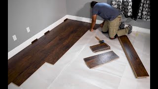 Como Instalar Piso Laminado Para Principiantes [upl. by Imuyam]