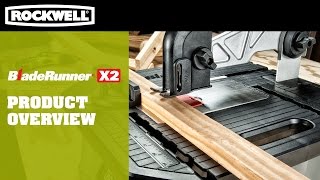 Portable Table Saw  Rockwell BladeRunner X2 [upl. by Nolana]