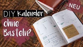 DIY Kalender ohne Basteln Fertiger KreativgefühlKalender bei X17 [upl. by Gittle]