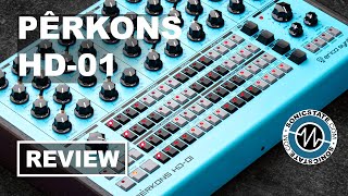 Erica Synths Perkons HD01 Drum Machine  SonicLAB Review [upl. by Anilave]