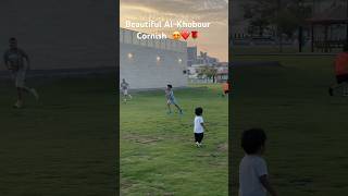 Beautiful AlKhobar Cornish 😍❤️🌹khobarcorniche saudiarabia cutebaby music [upl. by Lebiralc732]