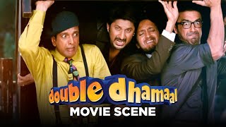 Watch Arshad Riteish Javed amp Aashishs Comedy of Errors in Double Dhamaal Movie Scene [upl. by Morgen411]