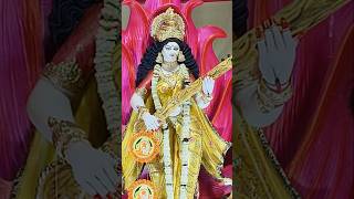 সরস্বতী পুজোenjoyshortsvillageviralpuja [upl. by Airpac]