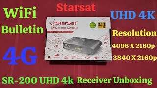 StarSat SR200 Extreme UHD 4K Digital Satellite Receiver Unboxing [upl. by Enael]