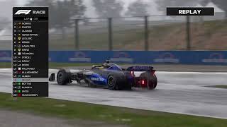 Ayrton Senna Last to First Challenge in Wet Suzuka GP – F1 24 [upl. by Elleiand411]