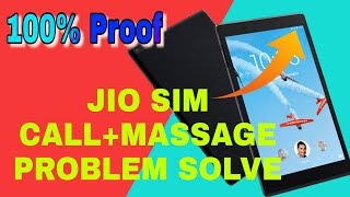 Lenovo Tab7 Me Jio Sim kaise Use kare  Lenovo Tab7 Jio Sim Calling Settings  Namo E Tab 4G Setup [upl. by Dominica190]