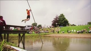 Fierljeppen  Canal vaulting in Holland [upl. by Lightman]