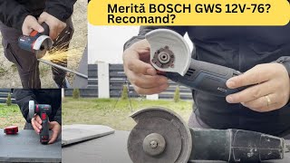 Bosch Professional GWS 12V76  Cordless angle grinder  Polizor unghiular cu acumulator [upl. by Lemaj]