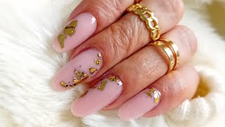 💅✨️ NAILART FOGLIA ORO nails [upl. by Leban924]