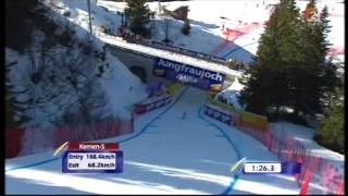 Downhill of Andrej Sporn in Wengen 2011 [upl. by Nodnart]