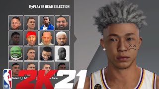 NEW BEST DRIPPY FACE CREATION TUTORIAL IN 2K21 [upl. by Colton788]